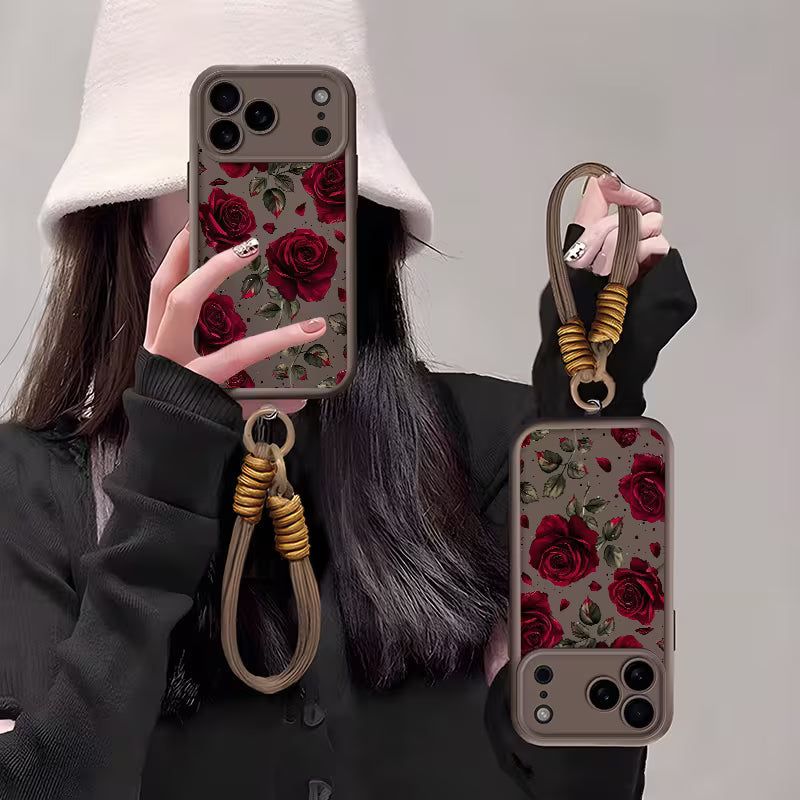 Wine Crush Rose Aesthetic Case