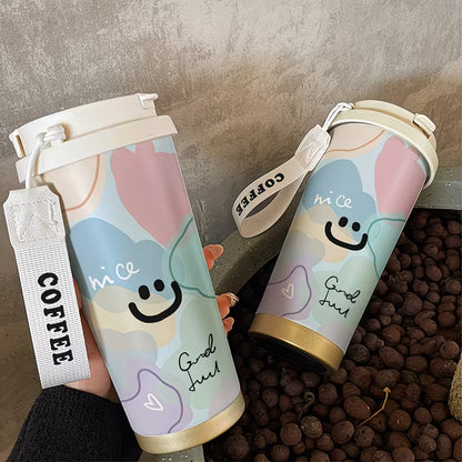 Cute Smiley Coffee Tumbler