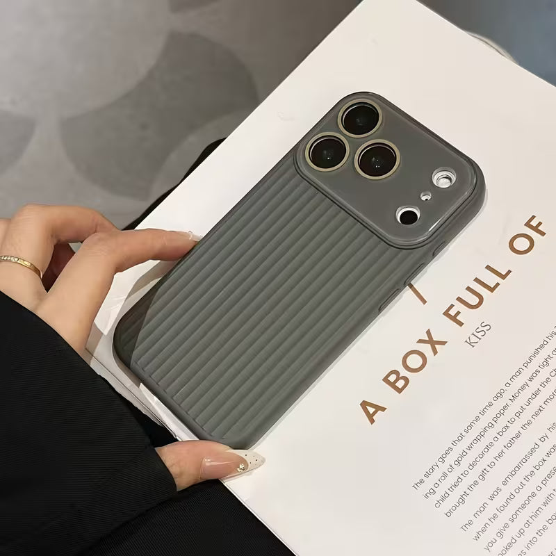 Vertical Ribline Groove Shield Case