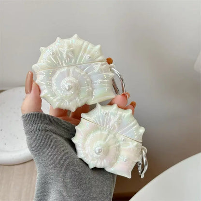 Glittering Sea Shell AirPods Case