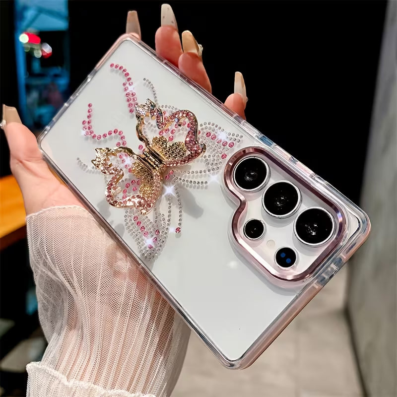 Royal Crystal Butterfly Case