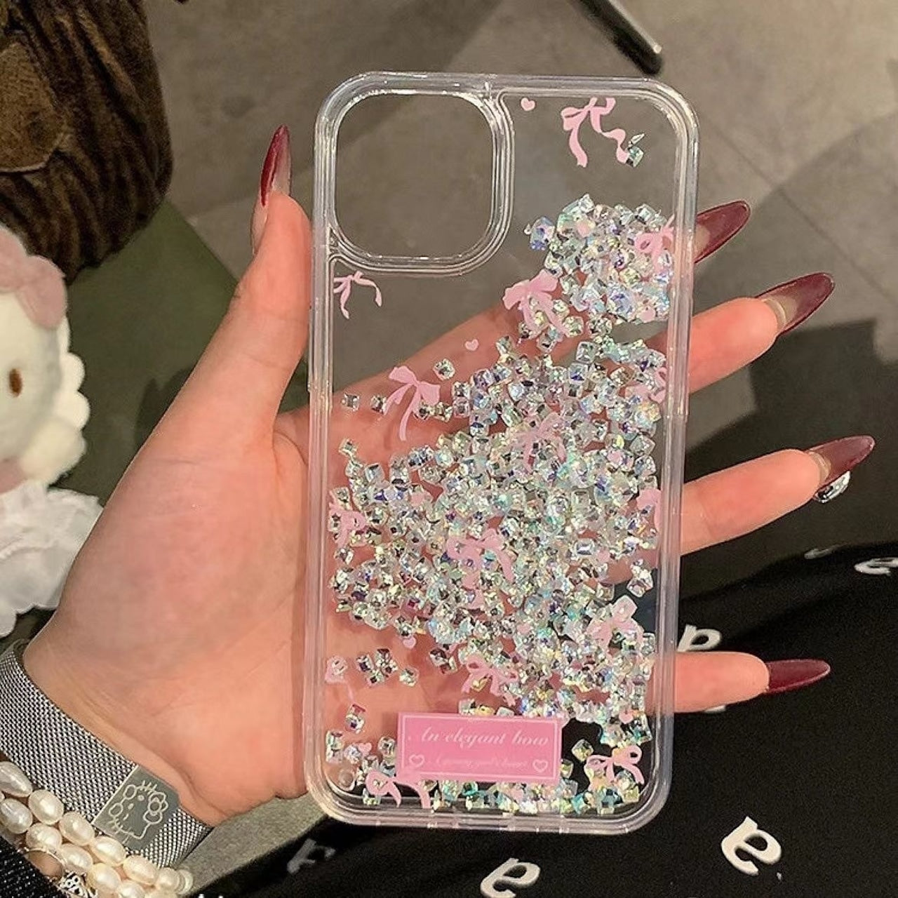 Floating Sparkle Bow Case