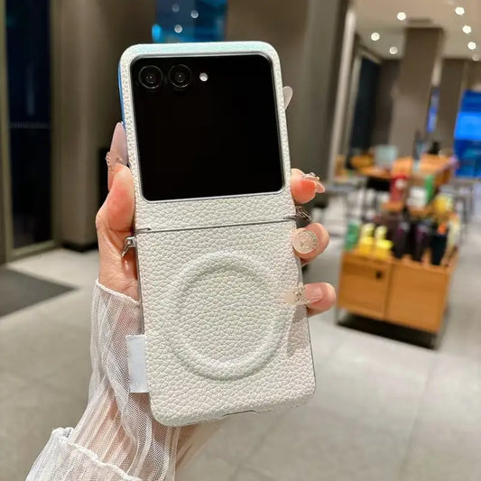 Elegant Blush Leather Case
