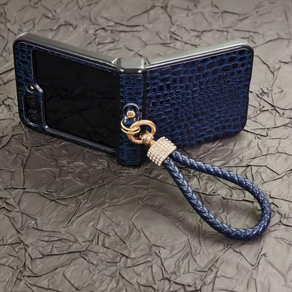 Galaxy Z Flip Series Noble Knot Croco Signature Case
