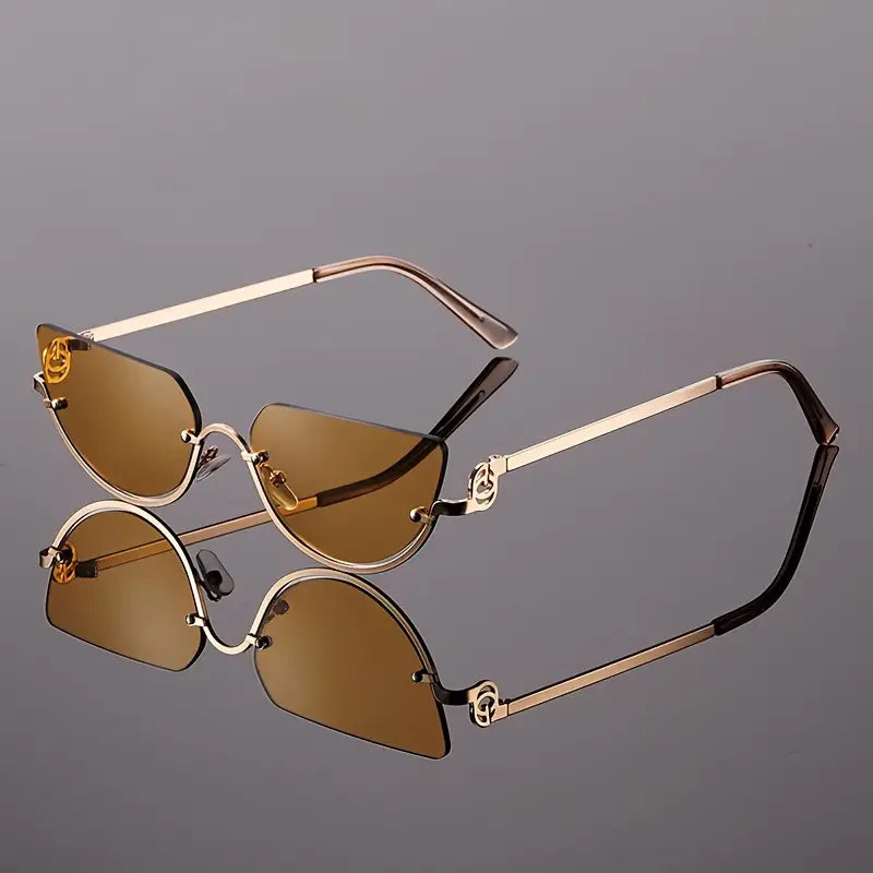 Women Half Frame Sunglasses