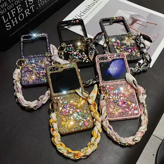 Sparkling Diamond Butterfly Back Case - Samsung