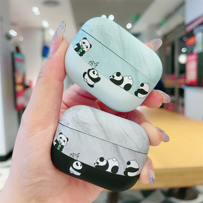 Frolicking Bear Cub Bamboo Case - AirPods