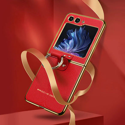 Galaxy Z Flip Series Noble Dynasty Ring Holder Case