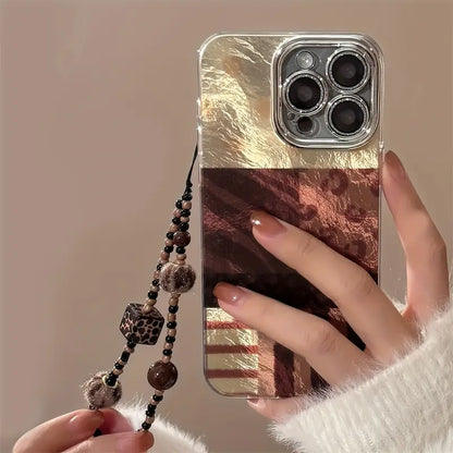 Chic Retro Leopard Bracelet Phone Case