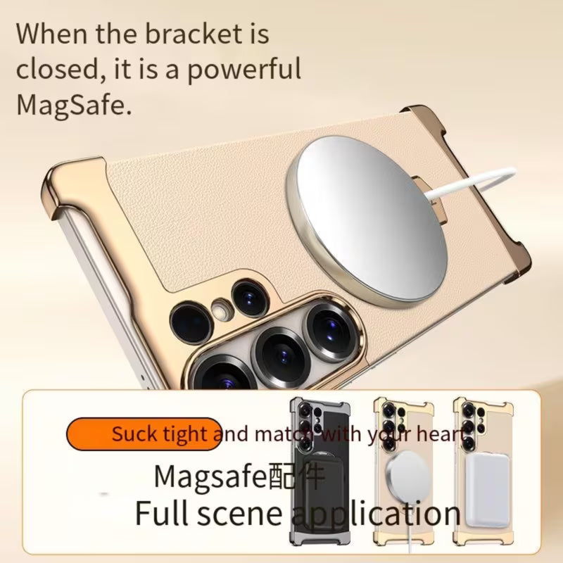 Prestige Leather Shield Ring Bracket Case