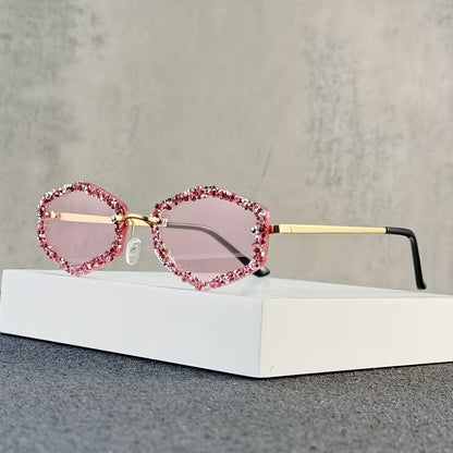 Sunflare Jewel Rim Statement Sunglasses