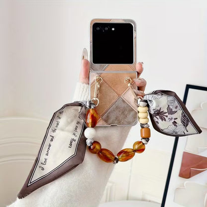 Galaxy Z Flip Series Aristocrat Petals Blossom Carry Case