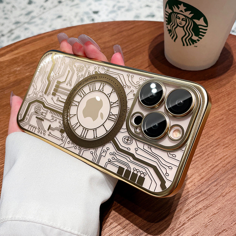 Electric Circuit Design Transparent Case - iPhone