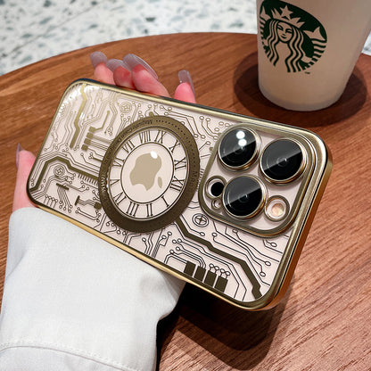 Electric Circuit Design Transparent Case - iPhone