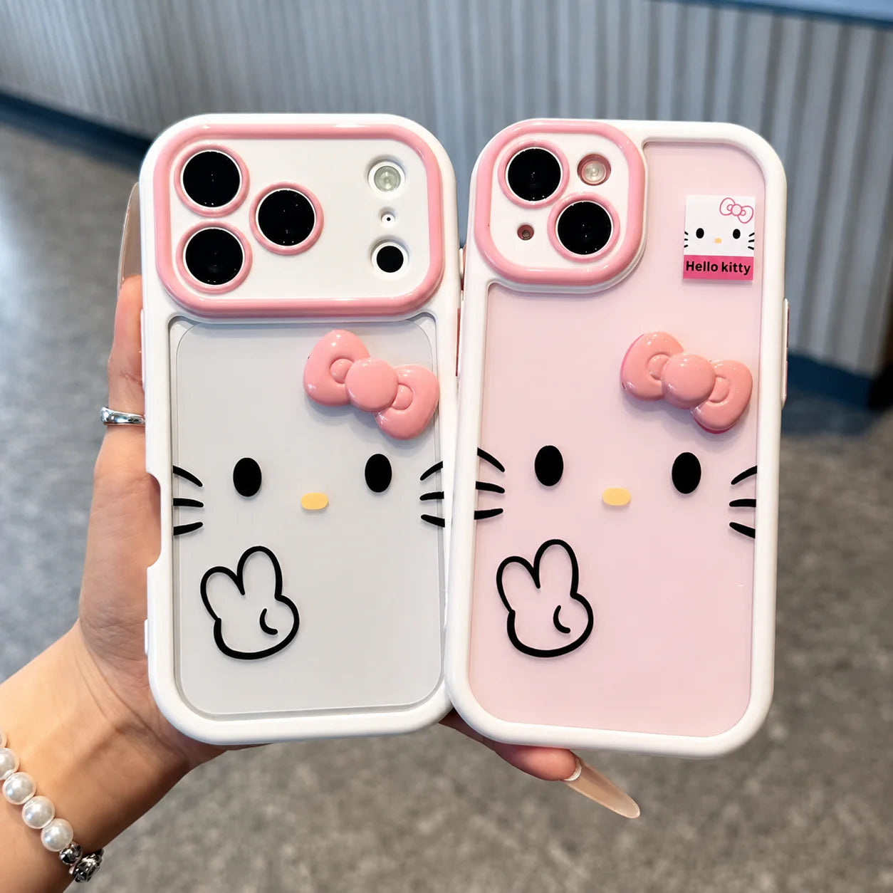 Lovely Kitty Style Bunny Peace Case