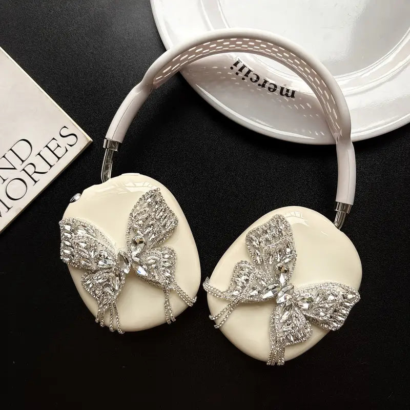 Glamorous Sparkle Butterfly AirPods Max Cases