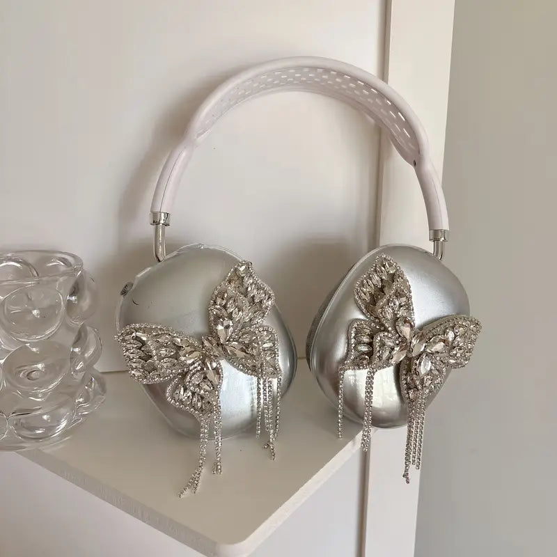 Glamorous Sparkle Butterfly AirPods Max Cases