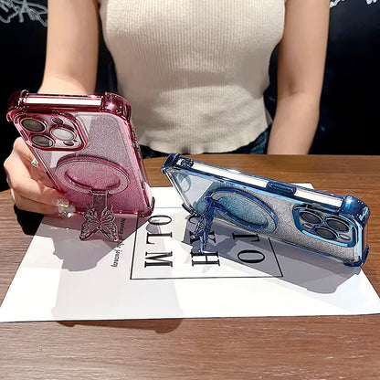 Enchanting Flutter Glitter Case