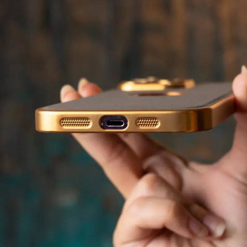 Lustrous Hybrid Metallic Frame Case - iPhone