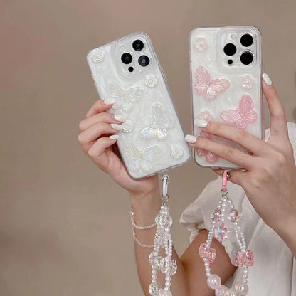 Elegant Butterfly Case with Charm