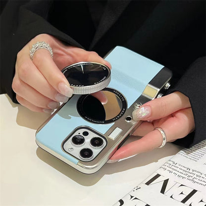 Retro Camera Lens Aesthetic Case - iPhone