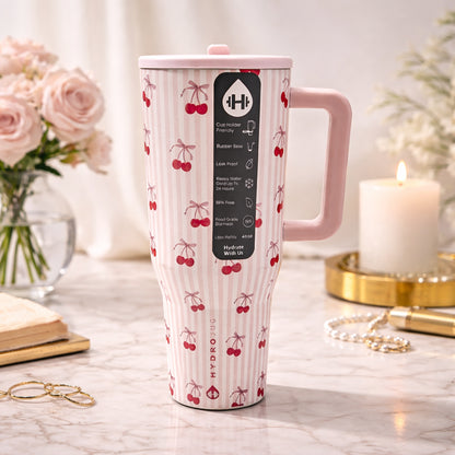 Cherry Blush Strawberry Tumbler
