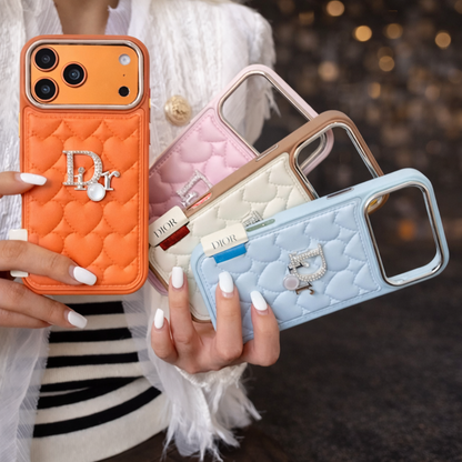 Luxury Love Quilted Finish Case