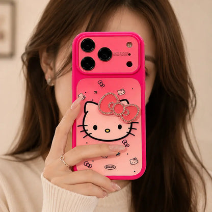 Sparkling Blush Kitty Bow Case
