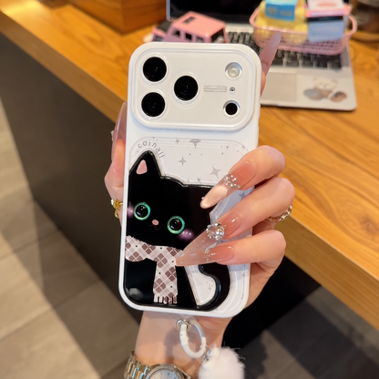 Moonlit Kitty Case with Charm