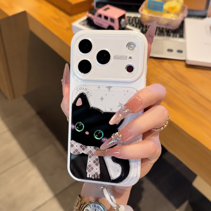 Moonlit Kitty Case with Charm