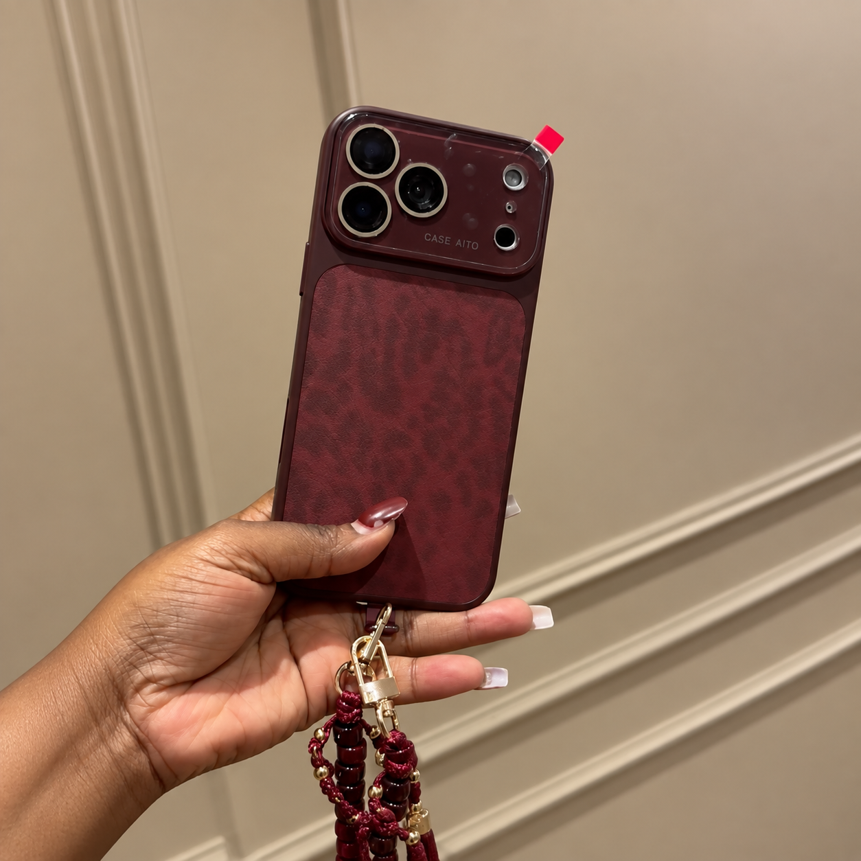 Leopard Muse Charm Case
