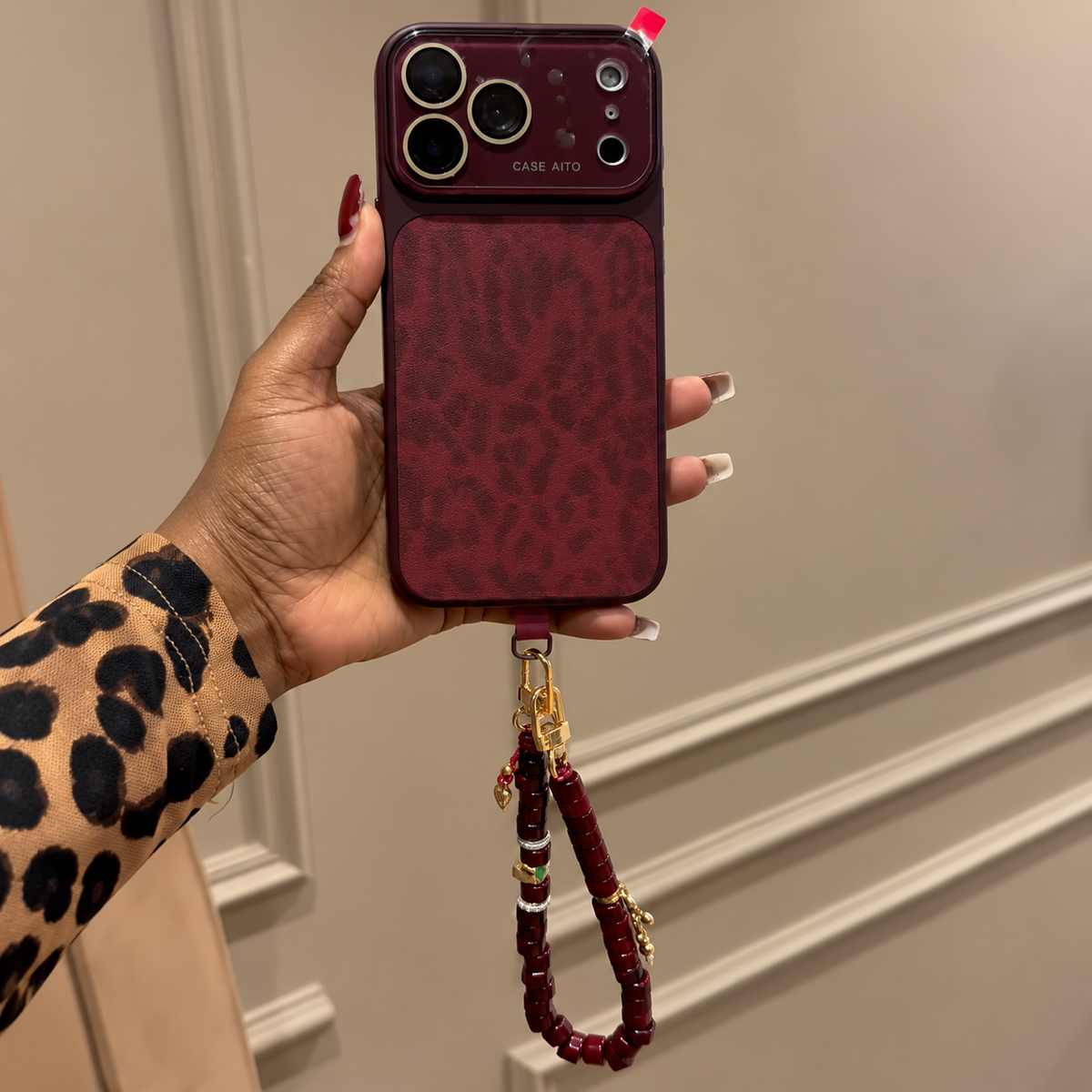 Leopard Muse Charm Case