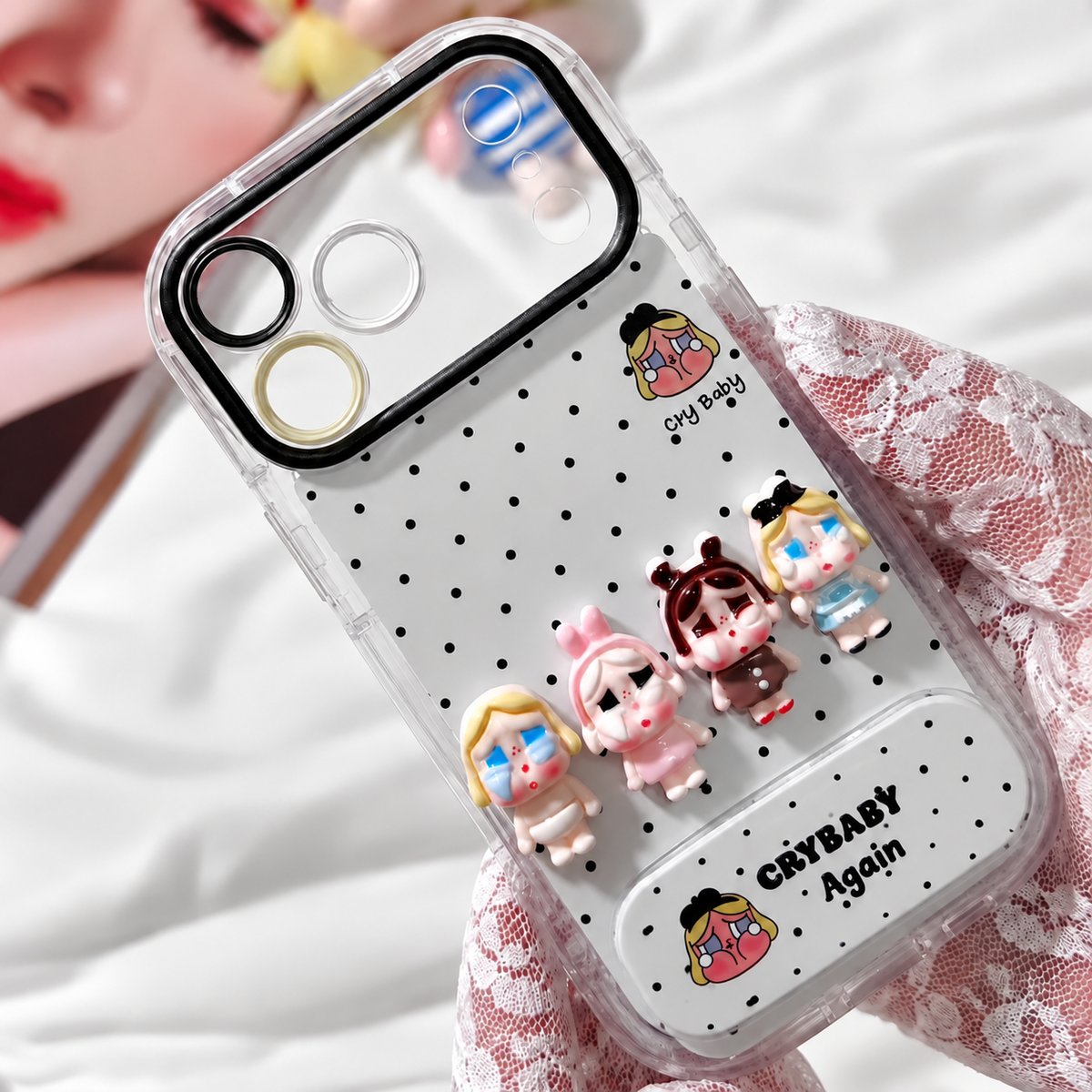 Adorable Doll Mirror Case