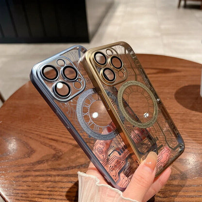 Electric Circuit Design Transparent Case - iPhone