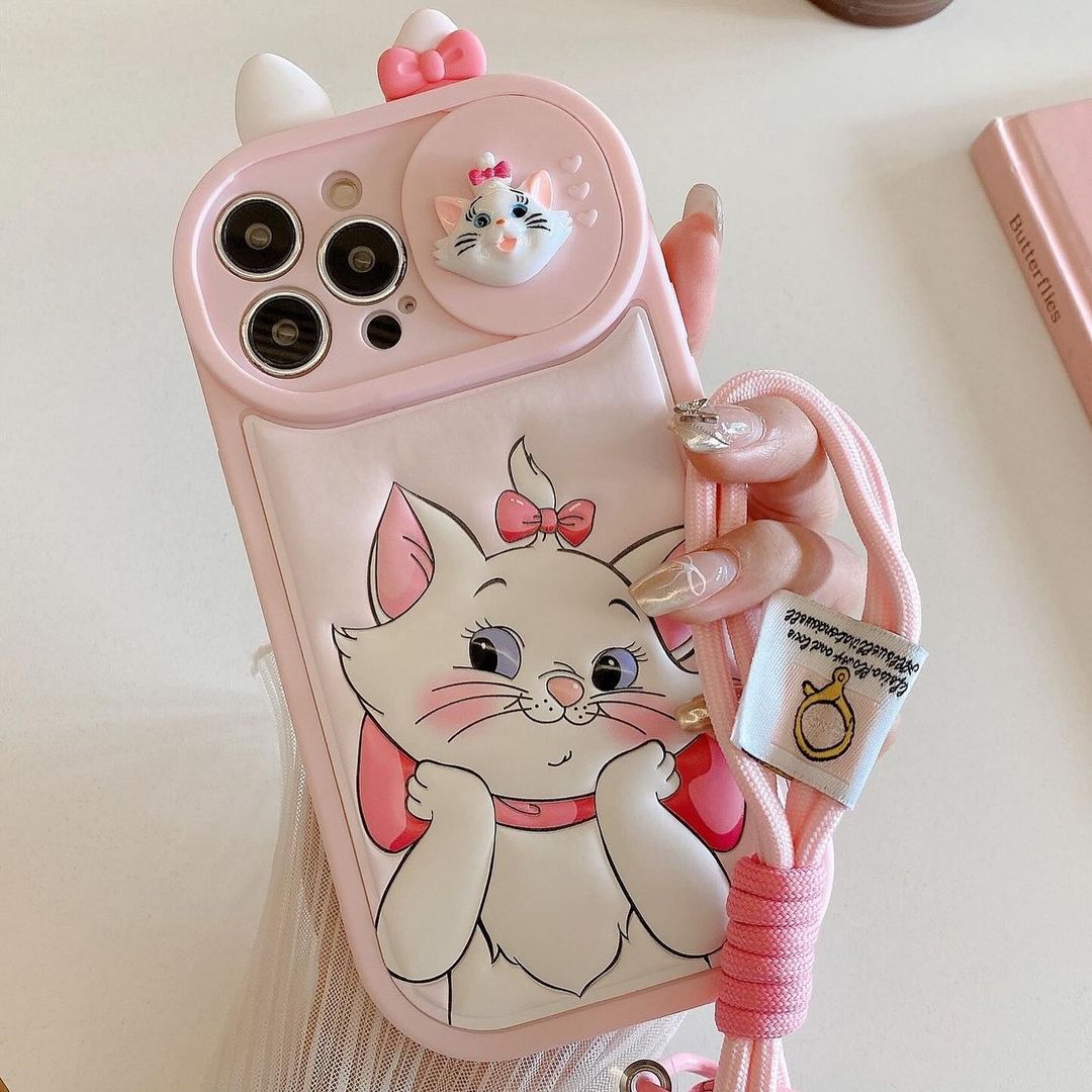 Meow Chic Case with Lanyard