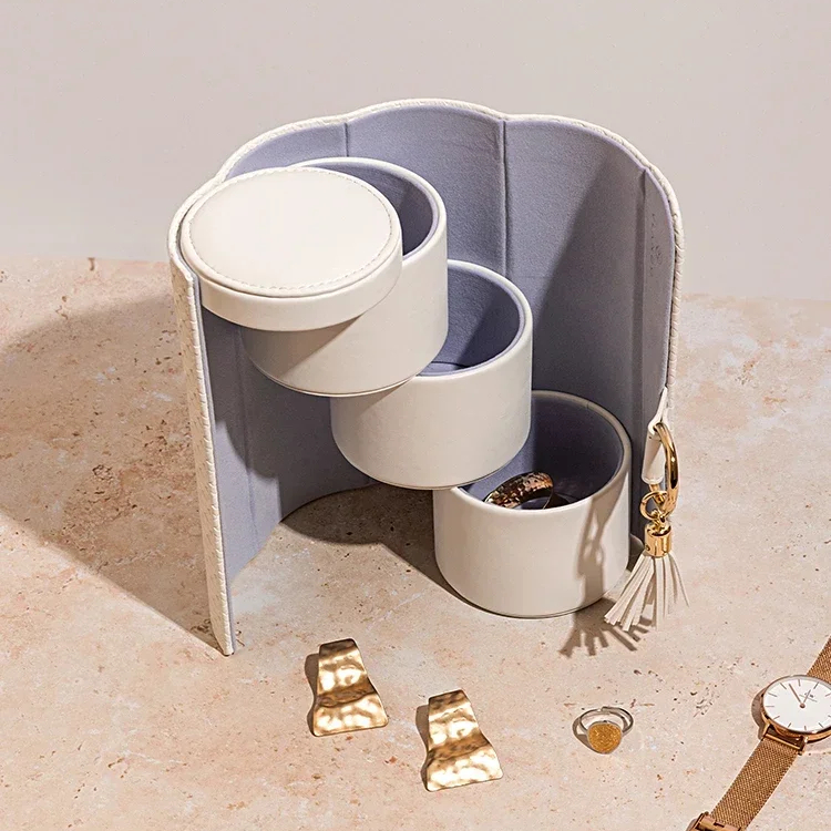 Multi-Layer Travel Jewelry Box & Storage Bag