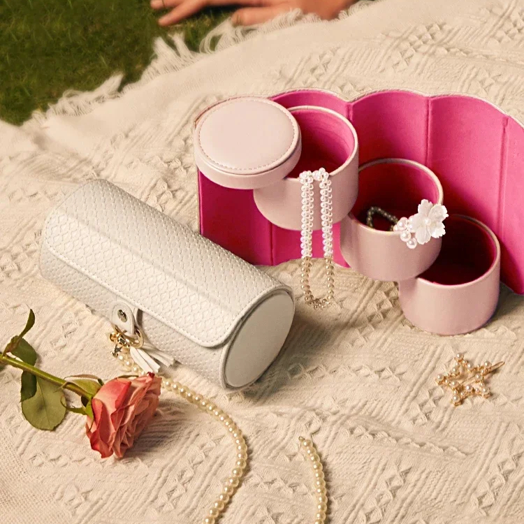 Multi-Layer Travel Jewelry Box & Storage Bag