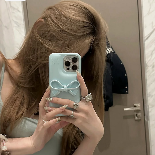 Elegant Bow Charm Phone Case