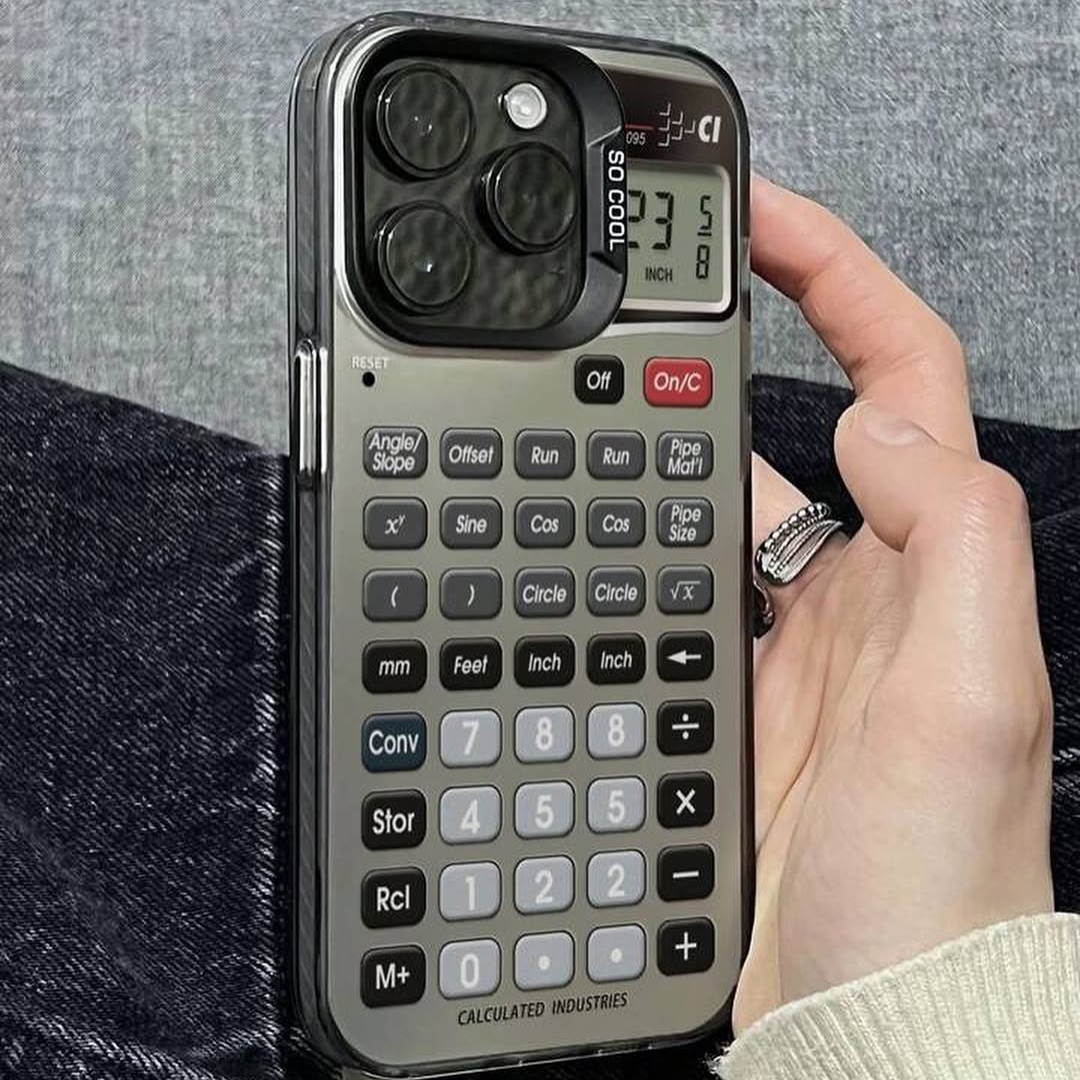 Retro Calculator Style Phone Case