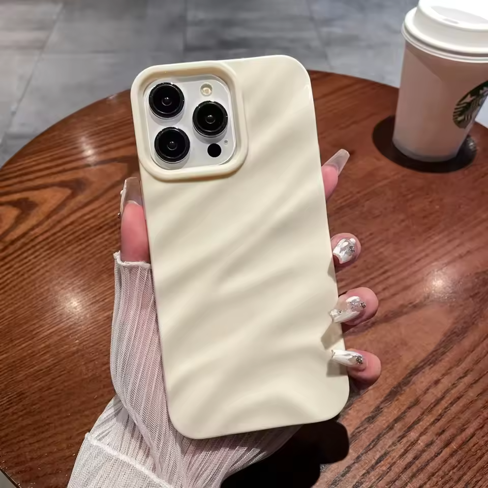 Glossy Ripple Texture Sleek Case