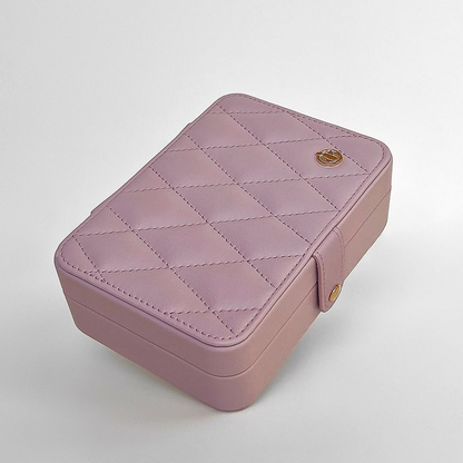 Elegant Quilted Jewelry Organizer Box