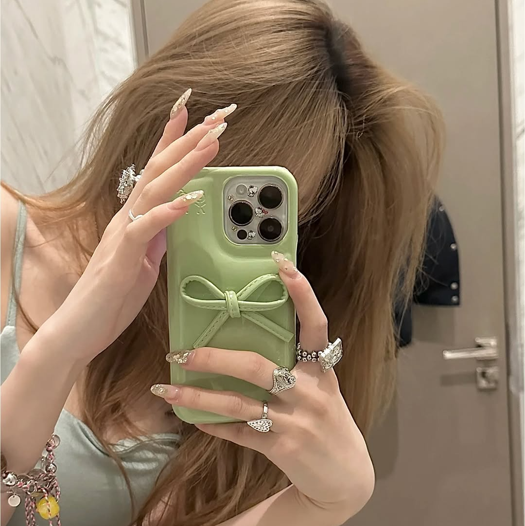 Elegant Bow Charm Phone Case