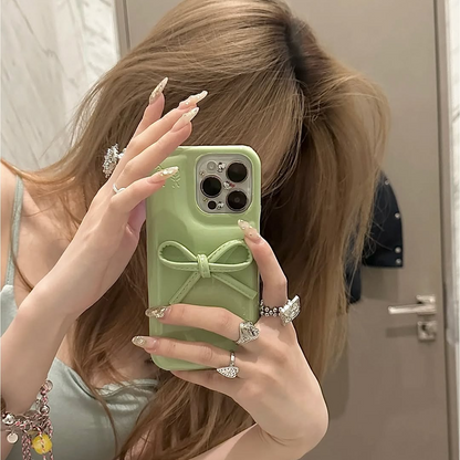 Elegant Bow Charm Phone Case