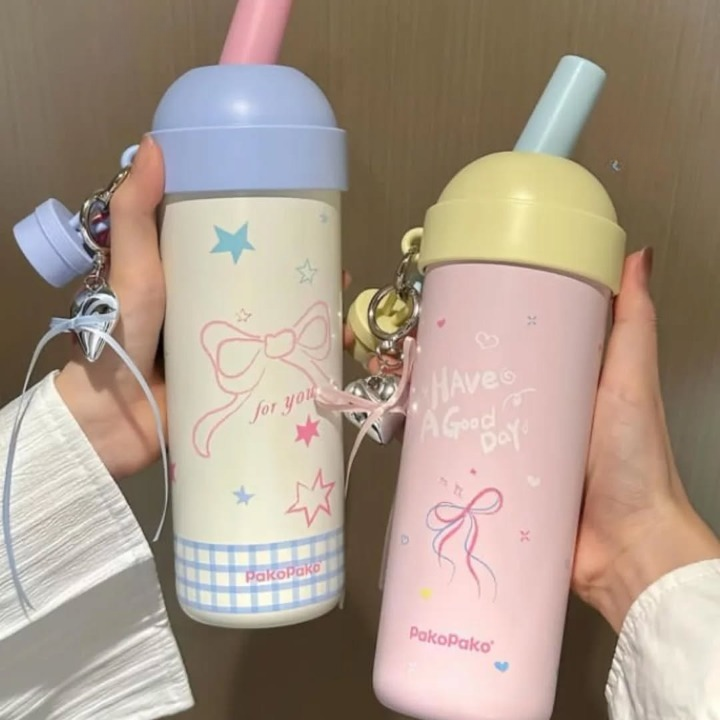 Girly Glam Insulated Tumbler With Charm