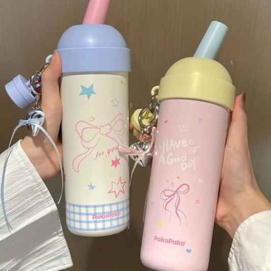 Girly Glam Insulated Tumbler With Charm