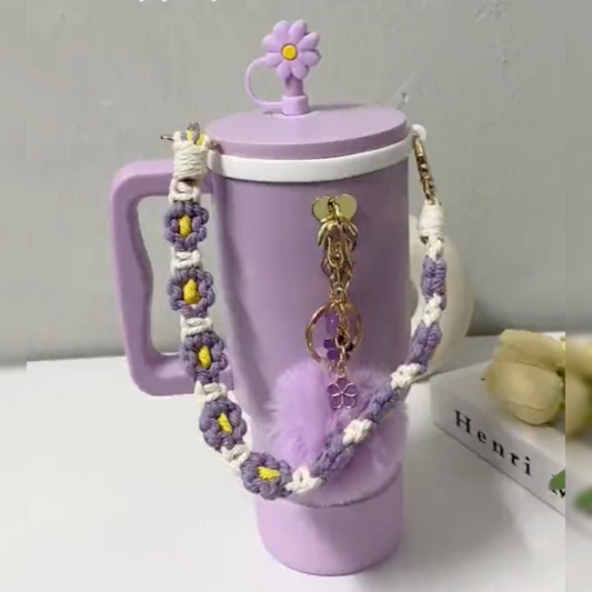 Boho Chic Insulated Tumbler With Charm