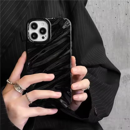 Glossy Ripple Texture Sleek Case