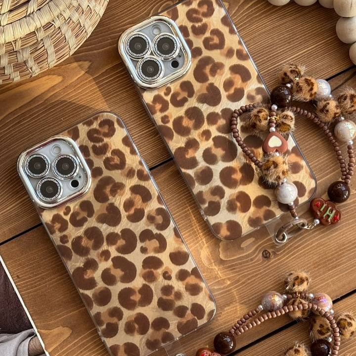 Leopard Luxe Case With Charm