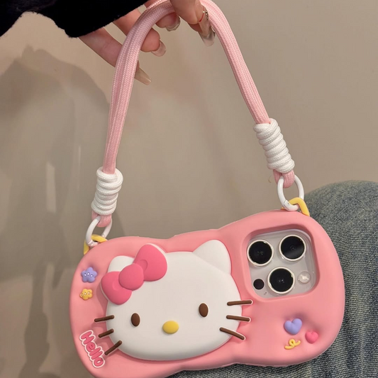 Adorable Kitty Purse Case with Charm