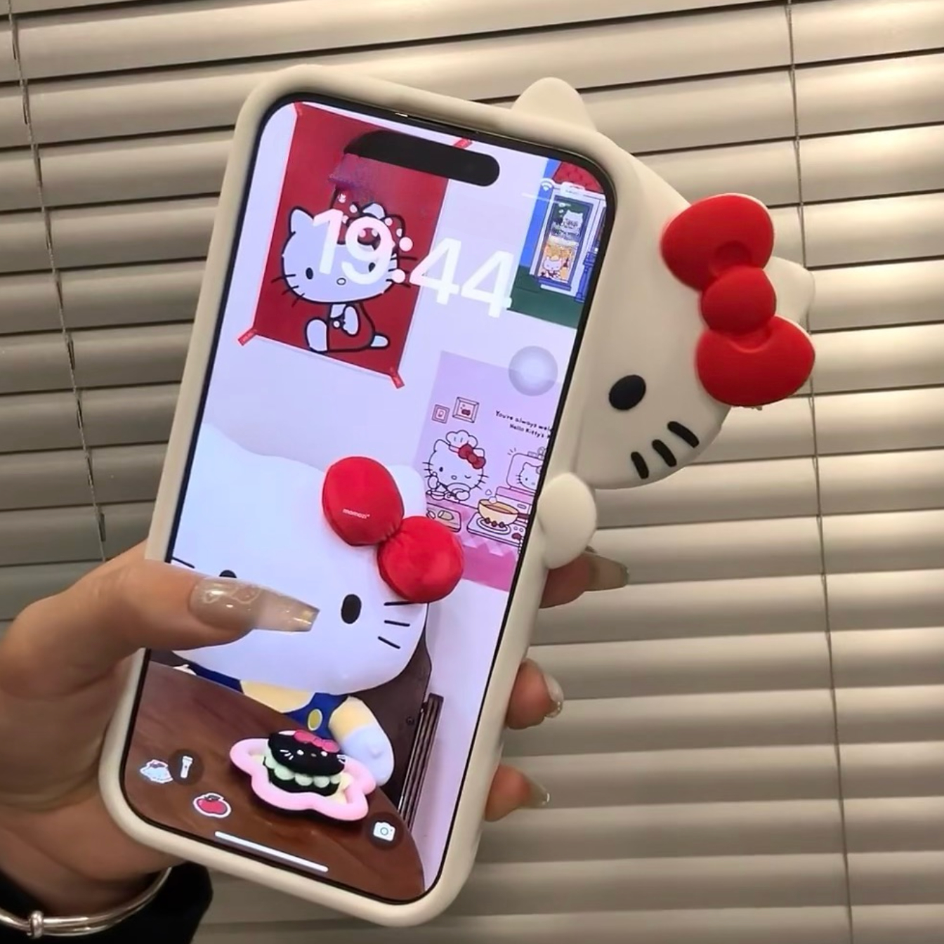Cute Hello Kitty 3D Case